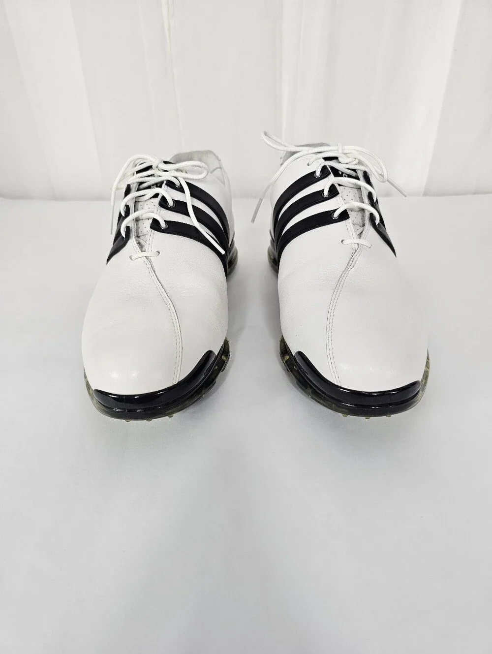 Adidas Adipure Climaproof Traxion Golf Shoes White Leather LavStyle #816373